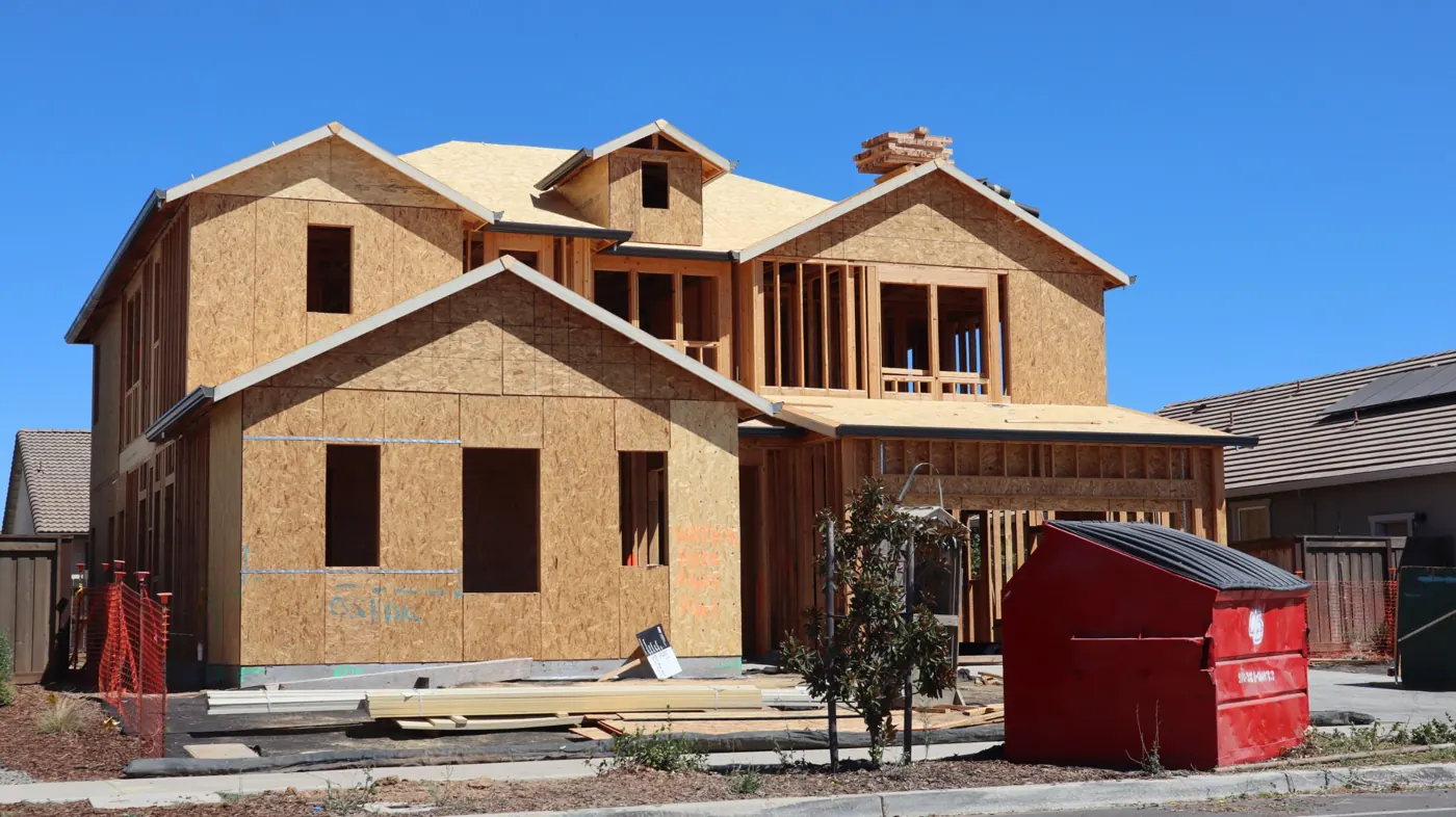 New home under construction